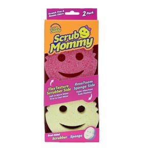 Scrub Daddy Dual Sided Sponge Scourers Twin Pack - Scrub Mommy