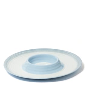  The Outdoor Living Collection Speckle Melamine Chip & Dip Bowl - Light Blue