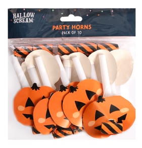 Hallow Scream Party Horns 10 Pack