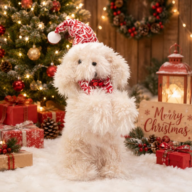 Sleigh Bells Sitting Dog Plus - Hat