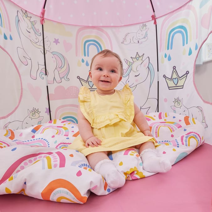 Liberty House Toys Kids Unicorn Play Tent and Play Mat Set
