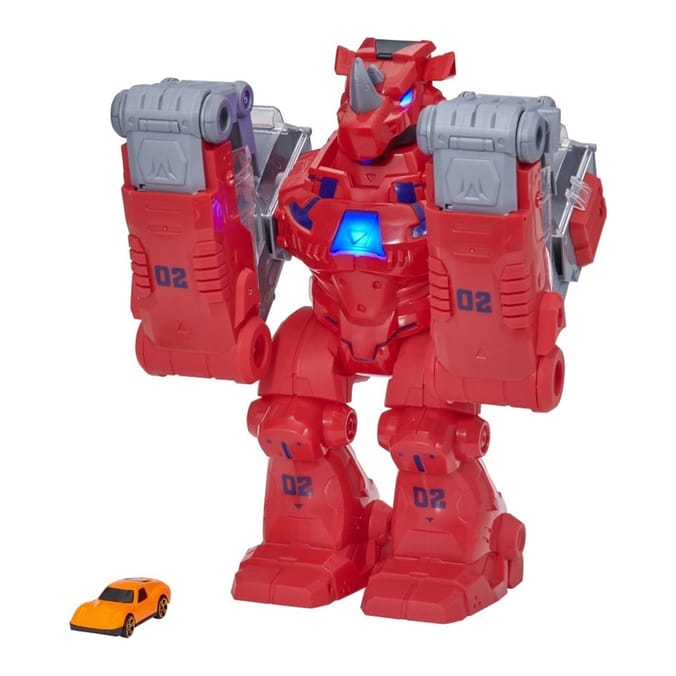 Teamsterz Robo Wreckerz Rhino Slam Toy