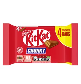 KitKat Chunky Milk Chocolate Bar 4 Pack Multipack 128g