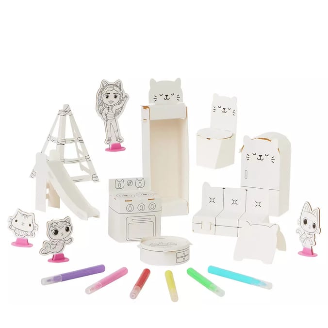 Gabby's Dollhouse Colour Your Own Dollhouse