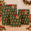 Festive Feeling Gift Bag Set - Gingerbread