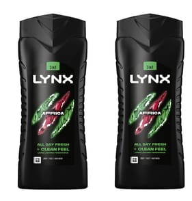 Lynx Africa Shower Gel 2x500ml