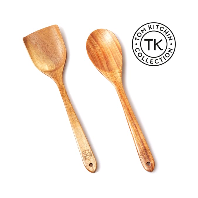 Tom Kitchin Acacia Spatula & Spoon