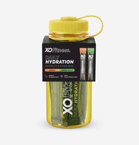 XO Fitness Daily Hydration Bottle Kit - Yellow