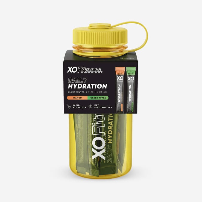 XO Fitness Daily Hydration Bottle Kit - Yellow
