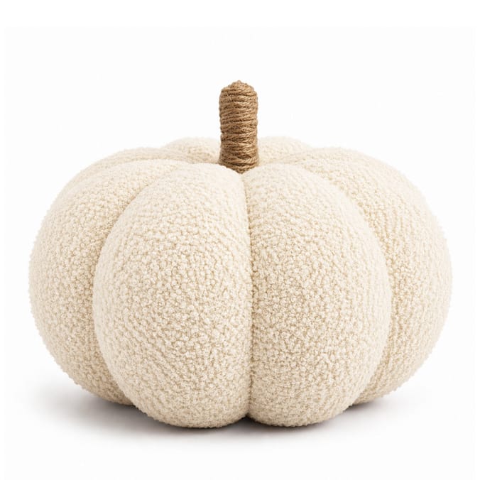 The Lifestyle Edit Harvest Pumpkin Cushion