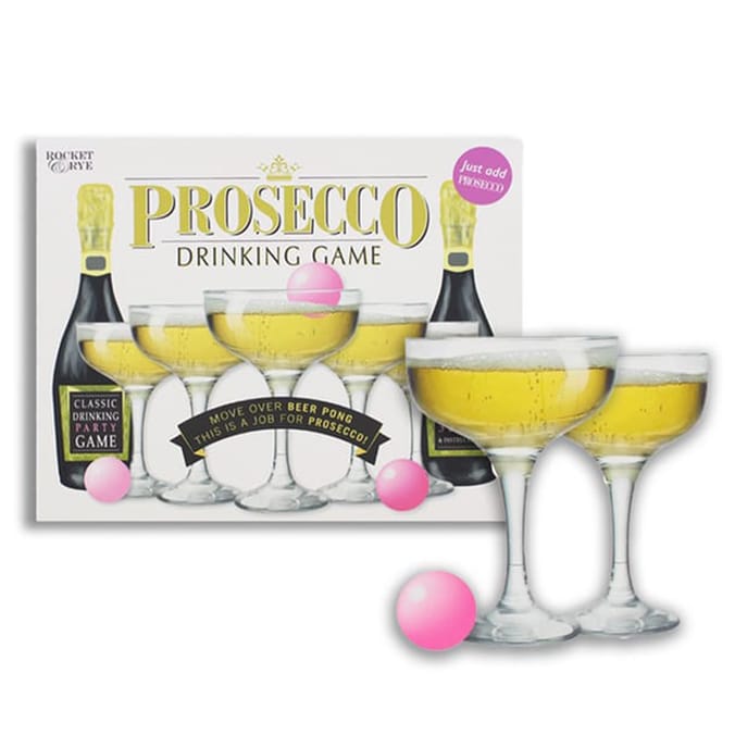 Rocket & Rye Prosecco Pong Drinking Game