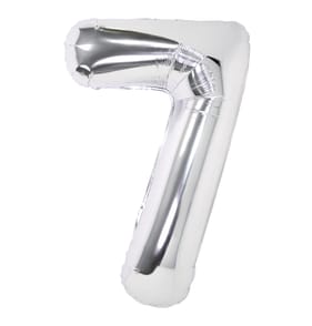 Lets Party Silver Foil 7 Balloon