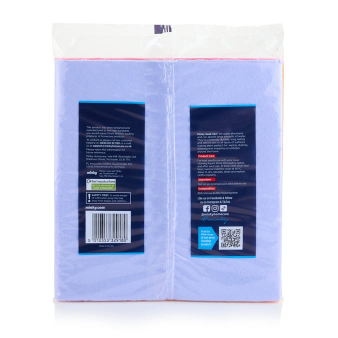 Minky Soak Ups 4 Pack