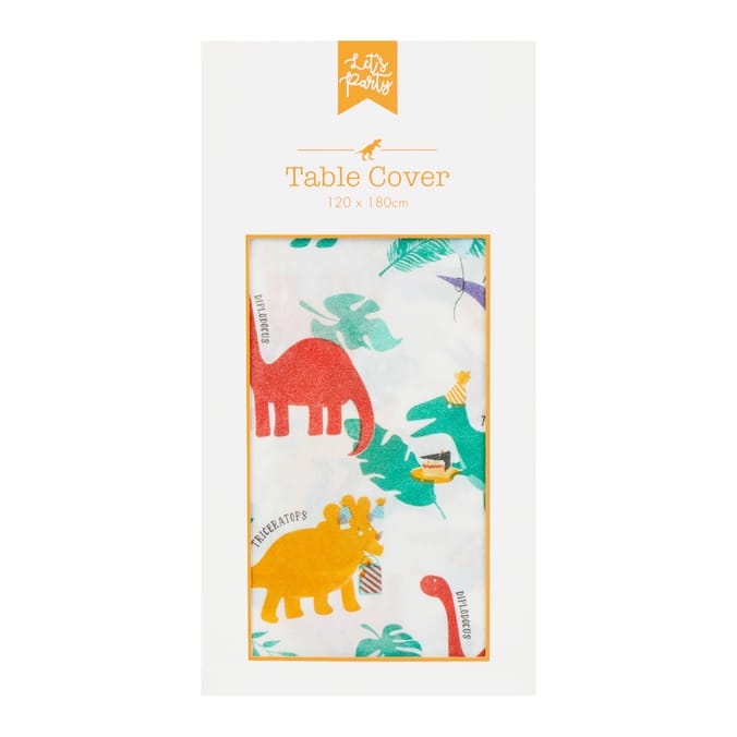 Let's Party Dinosaur Table Cloth