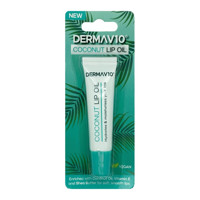 Dermav10 Lip Oil - Coconut