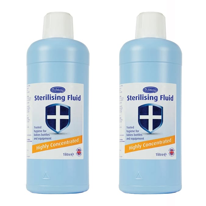 Dr Johnson's Sterilising Fluid 1L x2