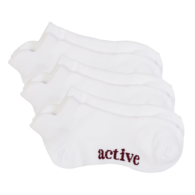 Active By Originals Ladies Cushion Invisible Trainer Socks