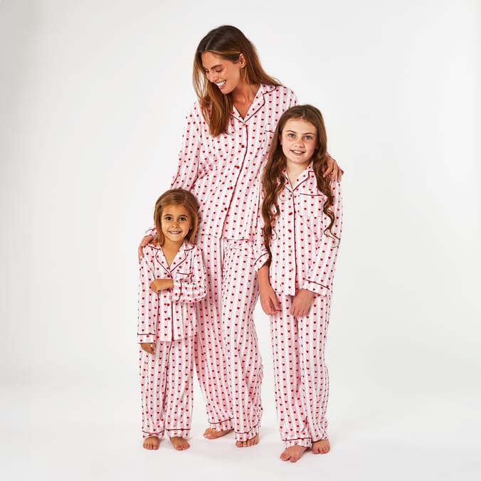 Originals With Love Ladies Love Heart Pyjamas