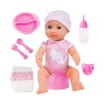 Piccolina Newborn Baby 40cm - Soft Pink