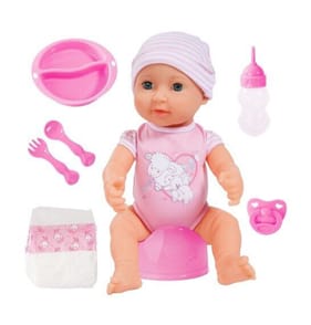 Piccolina Newborn Baby 40cm - Soft Pink
