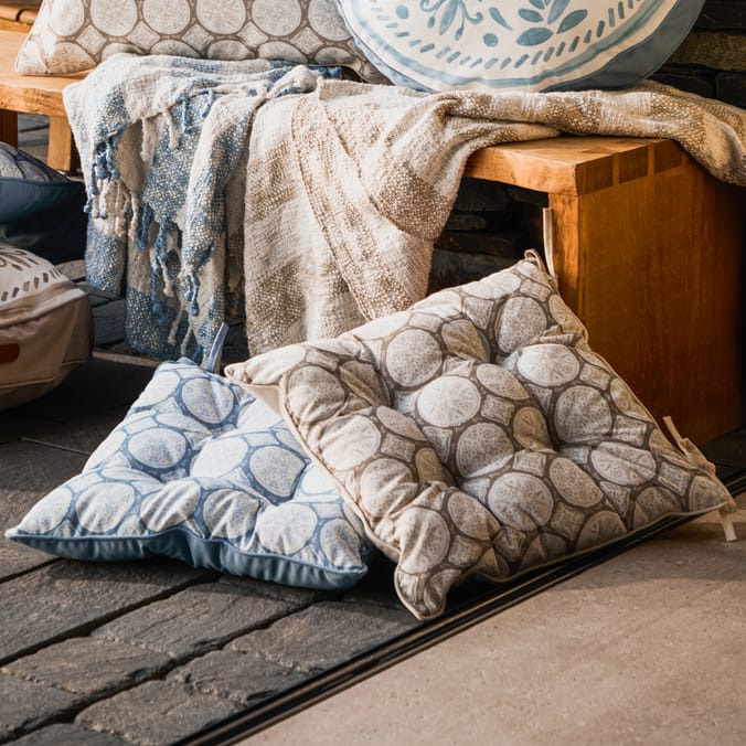 The Lifestyle Edit Coastal Retreat Outdoor Seat Cushion