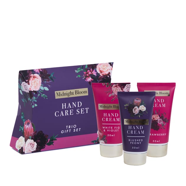 Midnight Bloom Hand Cream Set Home Bargains