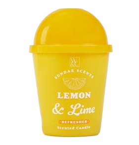 Sundae Scents Smoothie Scented Candle 220g - Lemon & Lime
