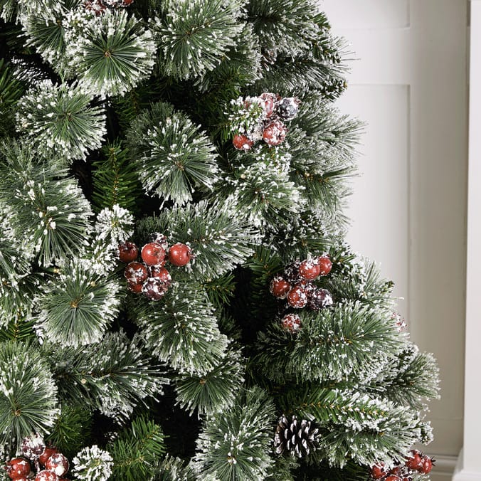 Festive Feeling 7ft Frosted Berry Pre-Lit Christmas Tree