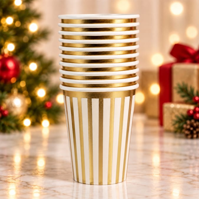 Festive Feeling Paper Cups 10 Pack