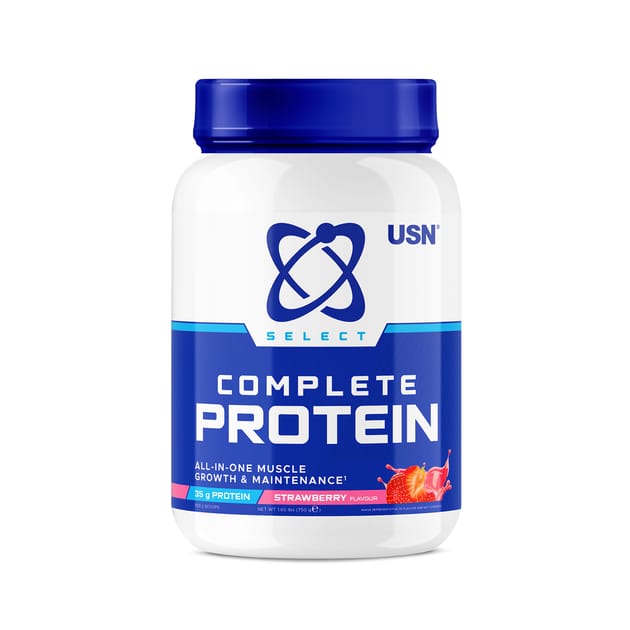 USN Select Complete Protein 750G Strawberry Home Bargains
