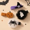 Hallow Scream Hair Clips
