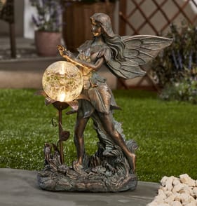 Firefly Fairy with Crackle Ball Solar Light