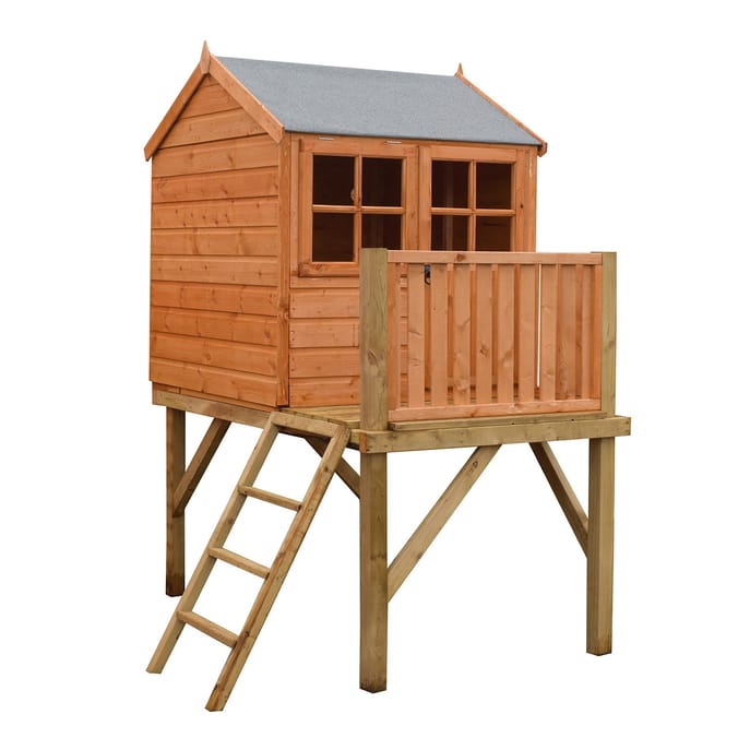 Shire Bunny Playhouse With Platform 6x4