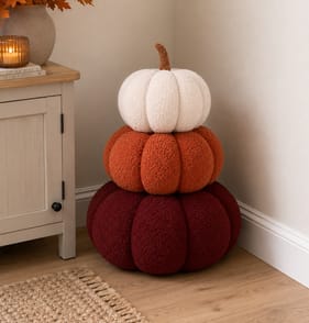 The Lifestyle Edit Harvest 3 Tier Pumpkin 