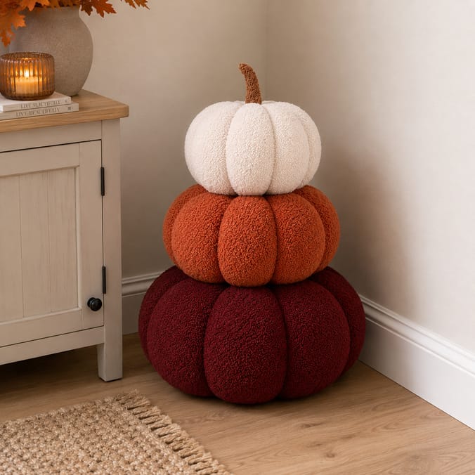 The Lifestyle Edit Harvest 3 Tier Pumpkin 