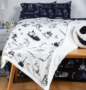 The Nightmare Before Christmas Fleece Throw 
