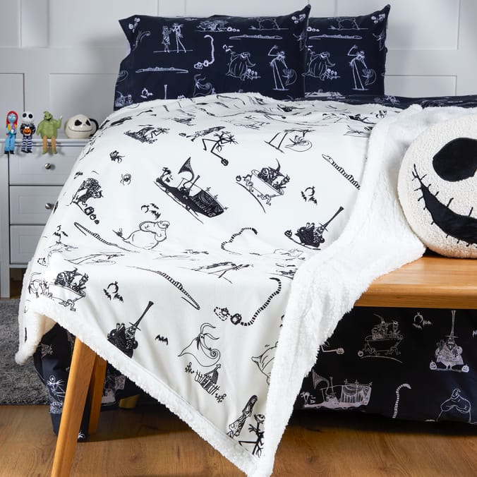 The Nightmare Before Christmas Fleece Throw