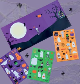 Hallow Scream Reusable Stickers And Scene