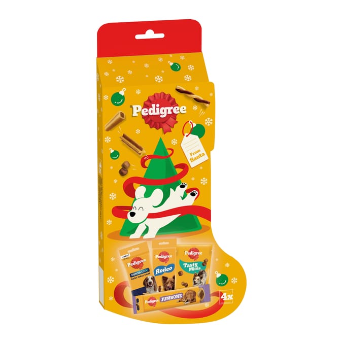 Pedigree Christmas Stocking Mixed Dog Treats 367g
