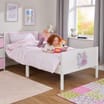 Liberty House Toys Kids White Single Bed – Princess and Unicorn