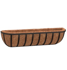 Jardin Window Basket with Coconut Timber