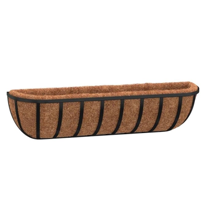 Jardin Window Basket with Coconut Timber