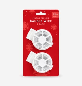 Festive Feeling 25m Bauble Wire 2 Pack