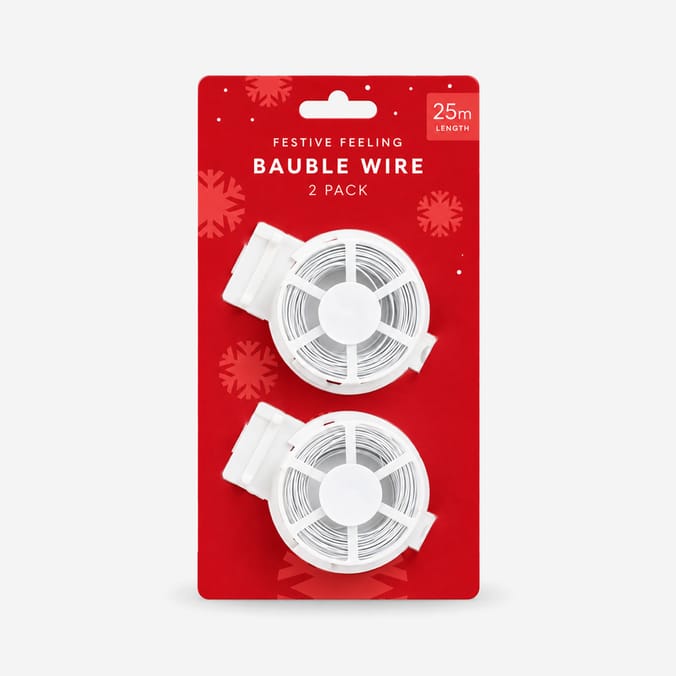 Festive Feeling 25m Bauble Wire 2 Pack