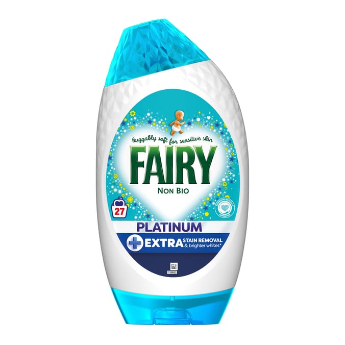 Fairy Non Bio Platinum Liquid Gel 27 Washes 891ml