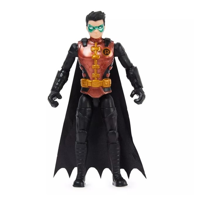 DC Comics 4-Inch Action Figure with 3 Mystery Accessories - Robin