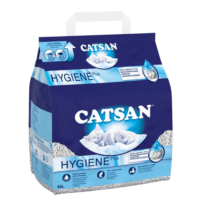 Catsan Hygiene Non-Clumping Odour Control Cat Litter 10L