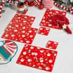 Sleigh Bells Set Of 4 Placemats & Coasters - Santa