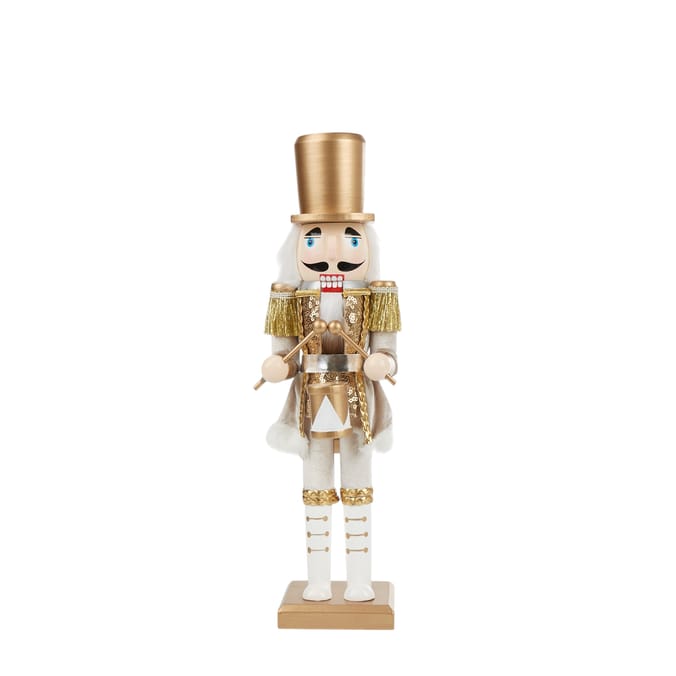 Festive Feeling Wooden Christmas Nutcracker 38cm