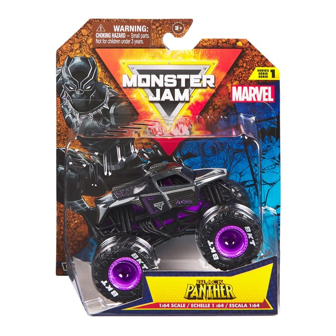 Monster Jam Marvel Die Cast Series 3 Monster Truck - Black Panther